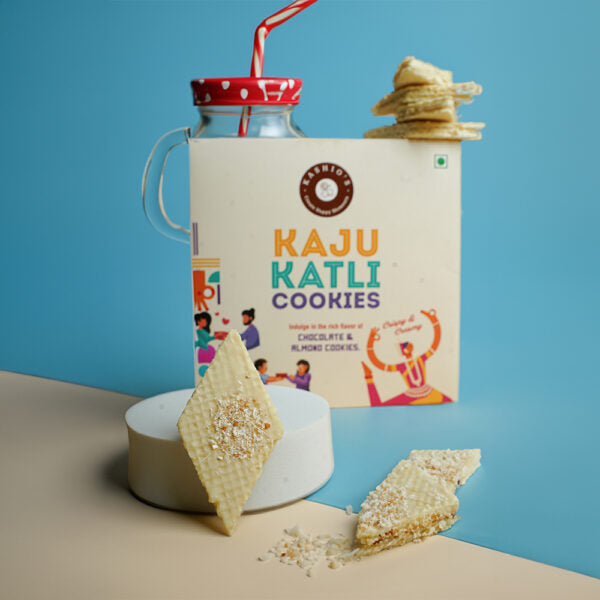 Kaju Katli Wafer Cookies